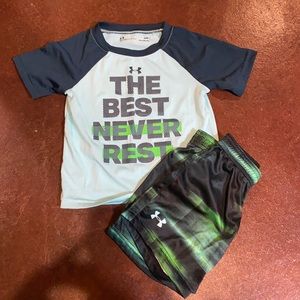 Under armour short set